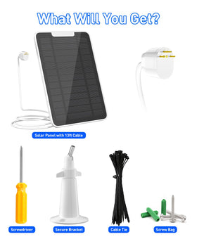 fohoa Fohoa monocrystalline solar cells maximize daylight energy for Nest Cam