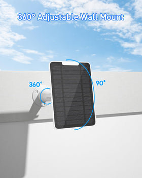 fohoa Nest Cam solar panel two-pack keeps cameras charged while away