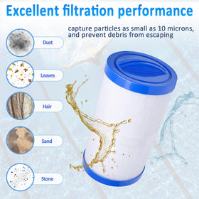 Foifatt spa filter with trilobal fabric for strong filtration
