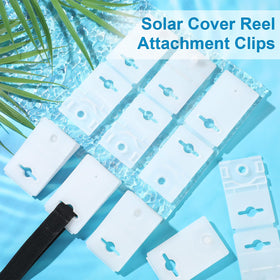 Foilswirl white clip highlights clean, unobtrusive pool gear