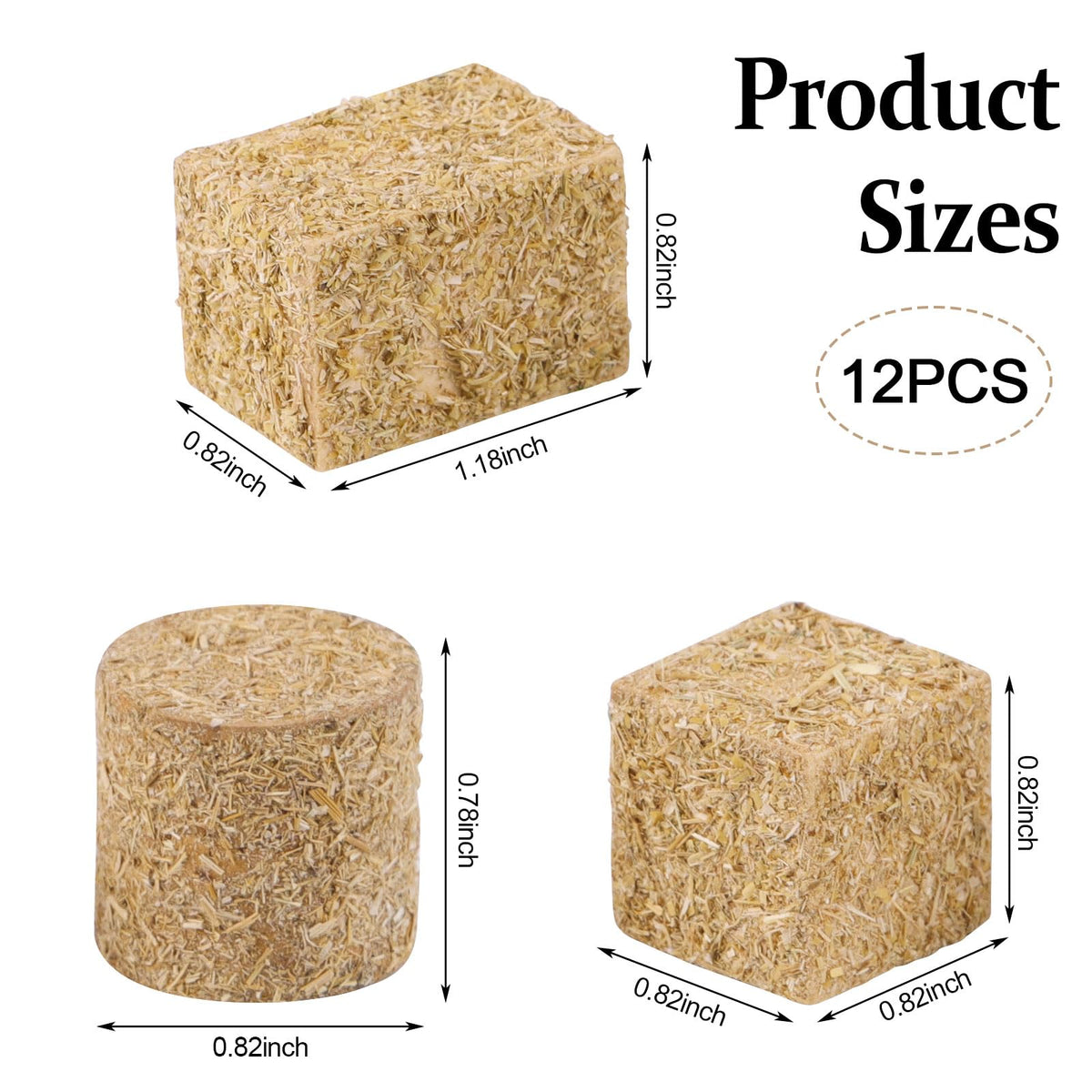 FOIMAS rectangular hay bale close-up highlights natural wood look