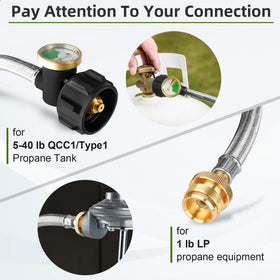 Foinwer stainless braided hose resists weather for outdoor use