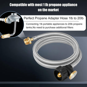 Foinwer hose suited for tailgating and outdoor heating