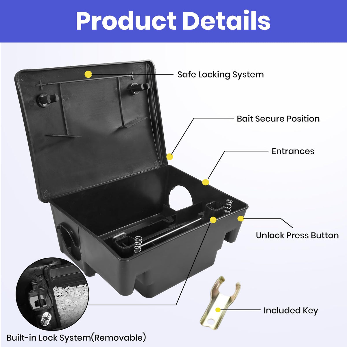 Foivieide compact door-closed view shows secure locking access.