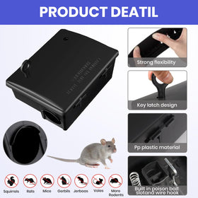 Foivieide compact under-cabinet bait station fits tight spaces.