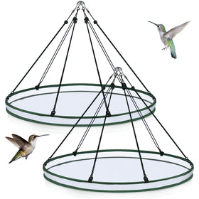 FoldTier seed catcher hoop 30-inch assembly for easy backyard bird feeding.