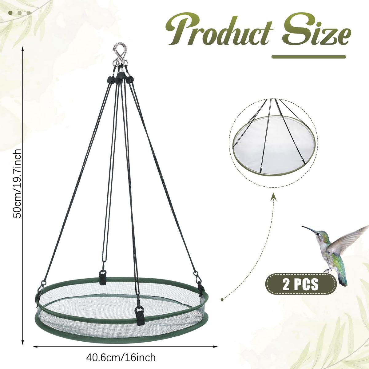 FoldTier universal bird feeder tray assembly ready for multiple feeding spots.