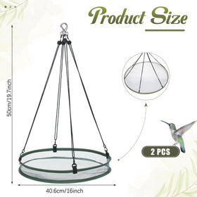 FoldTier universal bird feeder tray assembly ready for multiple feeding spots.
