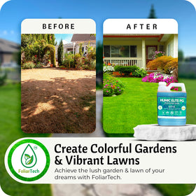 FoliarTech Humic Acid Lawn Fertilizer sprayer application supports even coverage for healthy growth