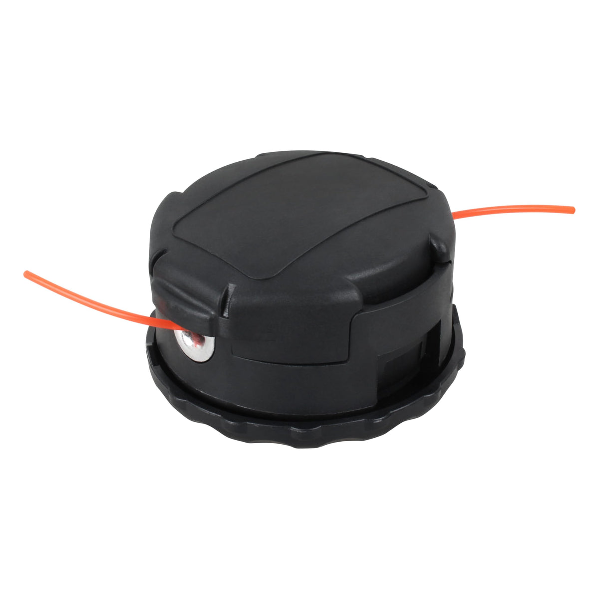 Follde SRM-225 Speed Feed 400 trimmer head close-up highlighting durable construction for Echo straight shaft use.