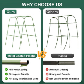 FOLLOOK durable plastic-coated steel core provides stable support