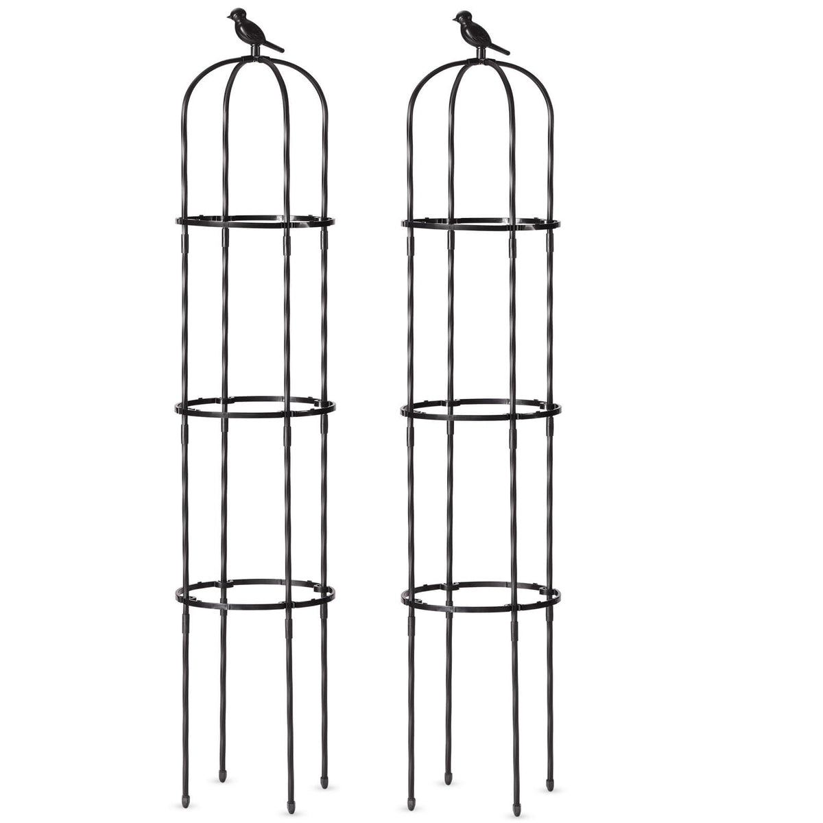 Follook Two-pack garden trellis offers scalable coverage for larger plantings.