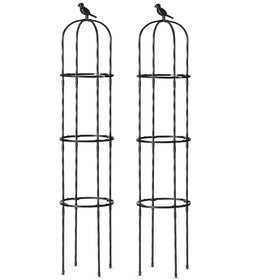 Follook Two-pack garden trellis offers scalable coverage for larger plantings.