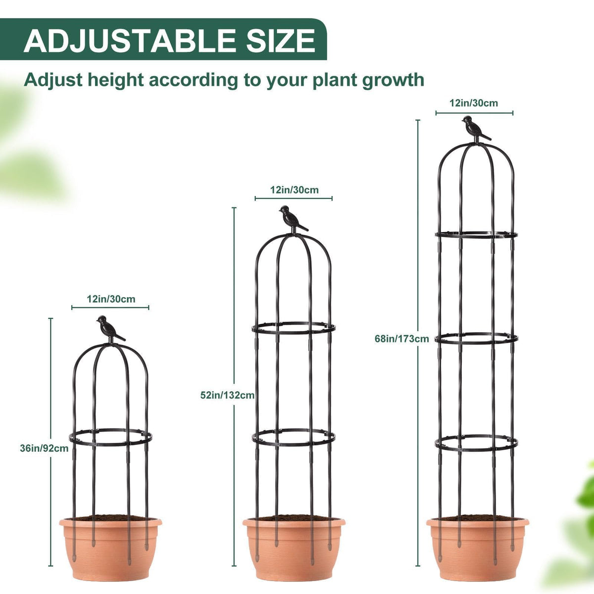 Follook Vine and Tomato support helps keep produce off soil.