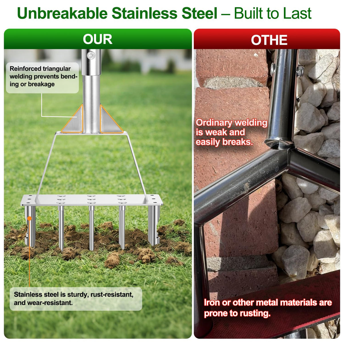 Fologtoo wide foot plate provides stable leverage during operation.