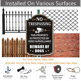Folyming rust-free aluminum sign resists weather for long-lasting outdoor use