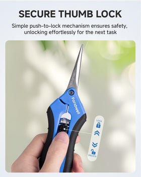 Fondwell ergonomic PP-TPR handles reduce pruning fatigue