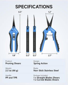 Fondwell two-pack provides versatile garden pruning tools for home use.