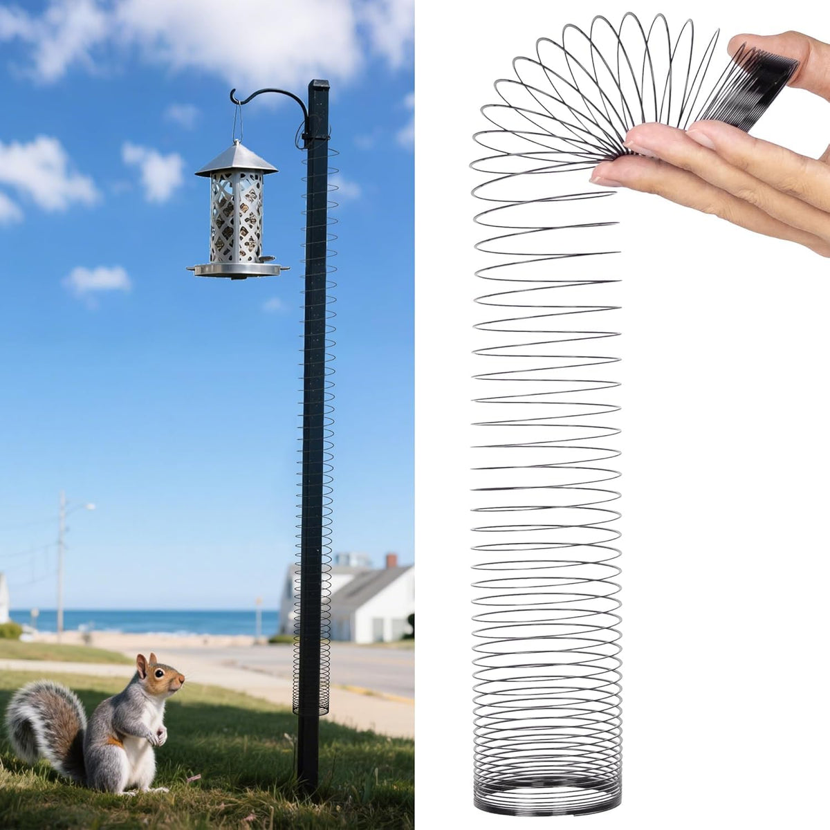 Foneso Easy Installation Cable Ties simplify mounting on top of support poles.