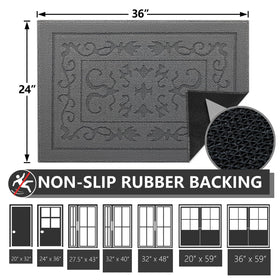 FONEYI durable reinforced edges prevent curling for long lasting use