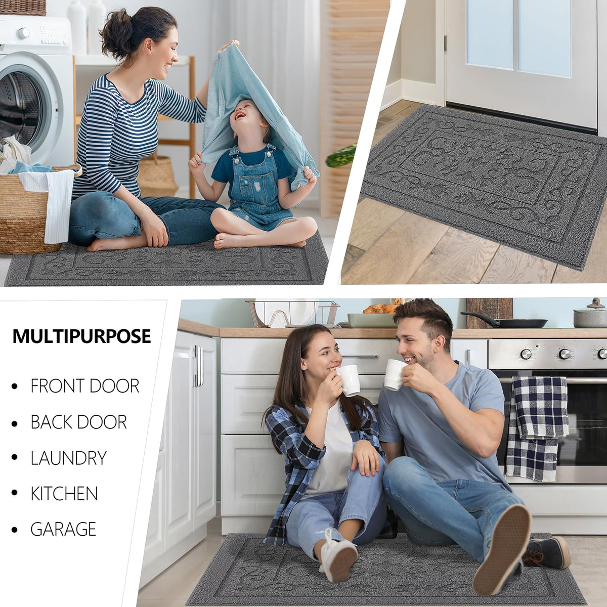 FONEYI pet-friendly entry mat supports pets without damage