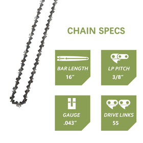 FONLOYEN chain showing compatibility with Stihl MS170 and MS171