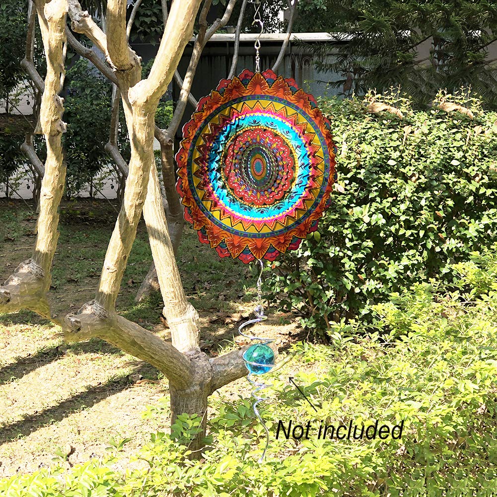 FONMY wind spinner swivel hook enables easy setup and smooth twirl in light breezes.