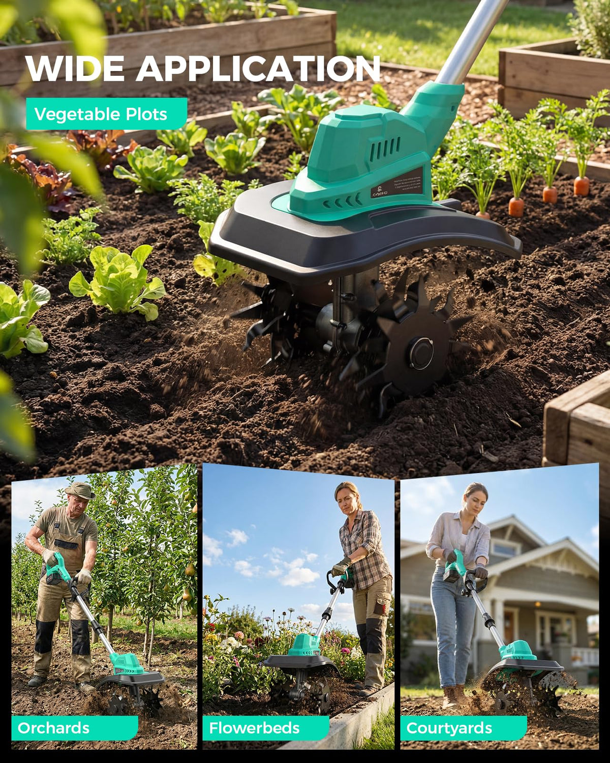 FONXLIT 1200W brushless motor delivers reliable performance in dense soil