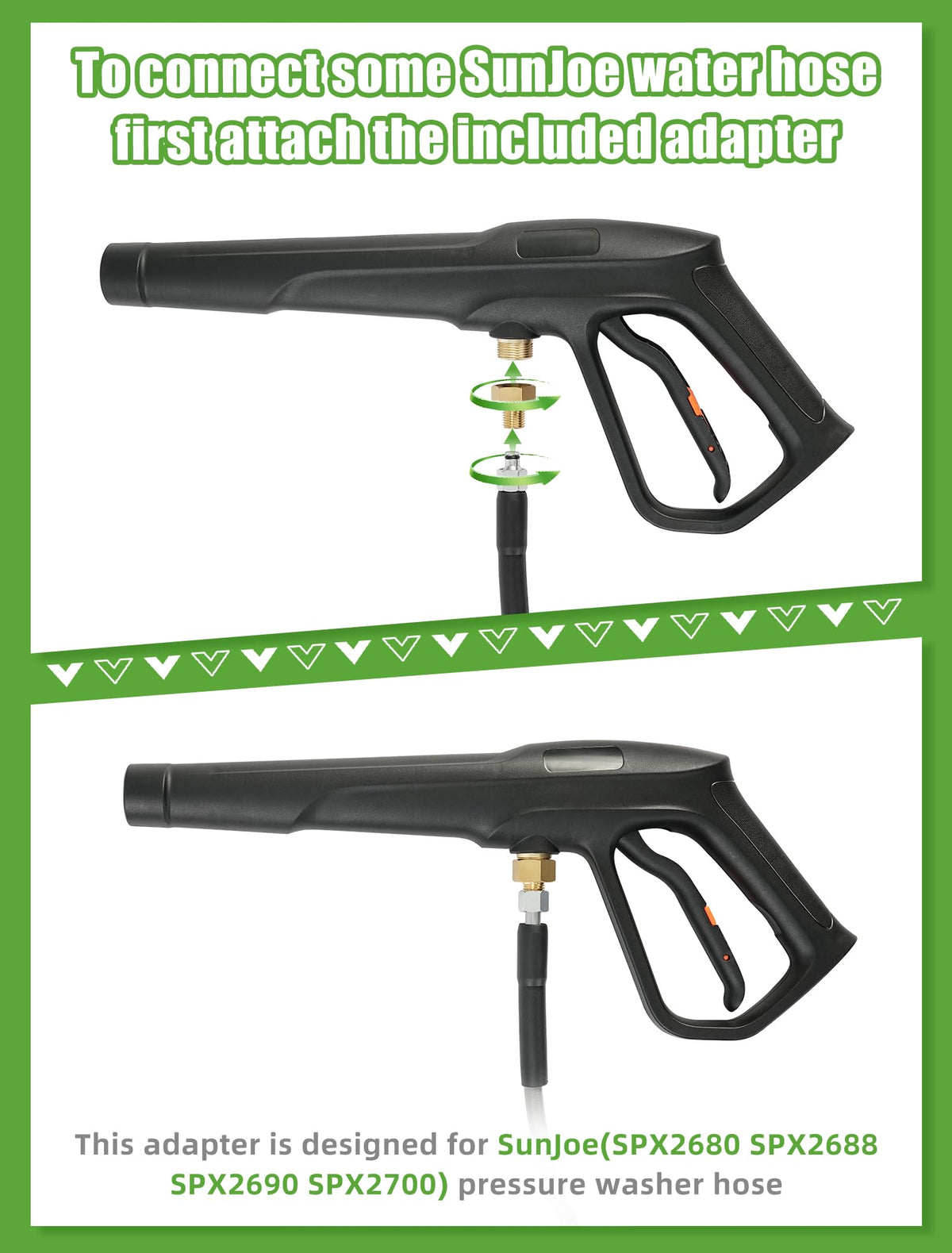FOOCO high-pressure capability enables robust residential cleaning.