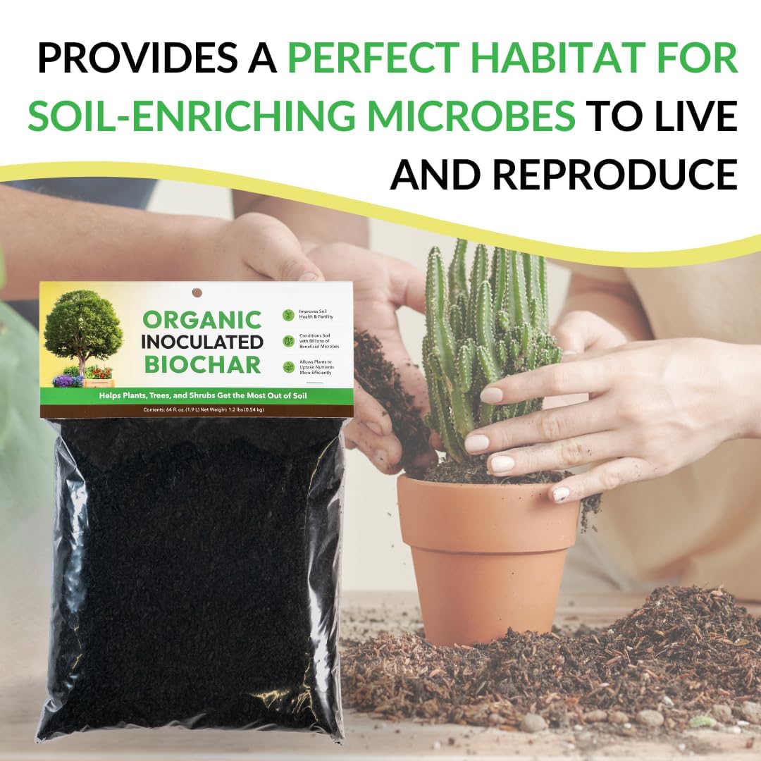 FOOP Organic Inoculated Biochar from the USA delivers quality and safety for gardens.