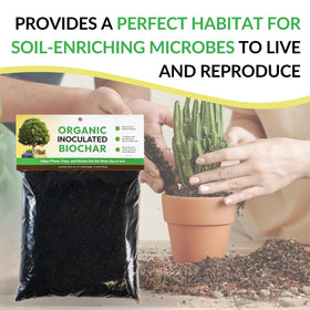 FOOP Organic Inoculated Biochar from the USA delivers quality and safety for gardens.