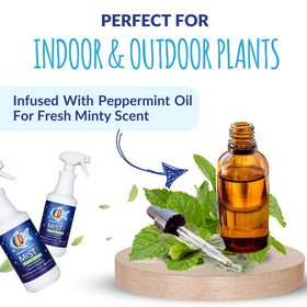 FOOP Mist with fresh mint scent enhances garden care