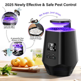Fooxem smart insect trap sensor panel enables discreet year-round control