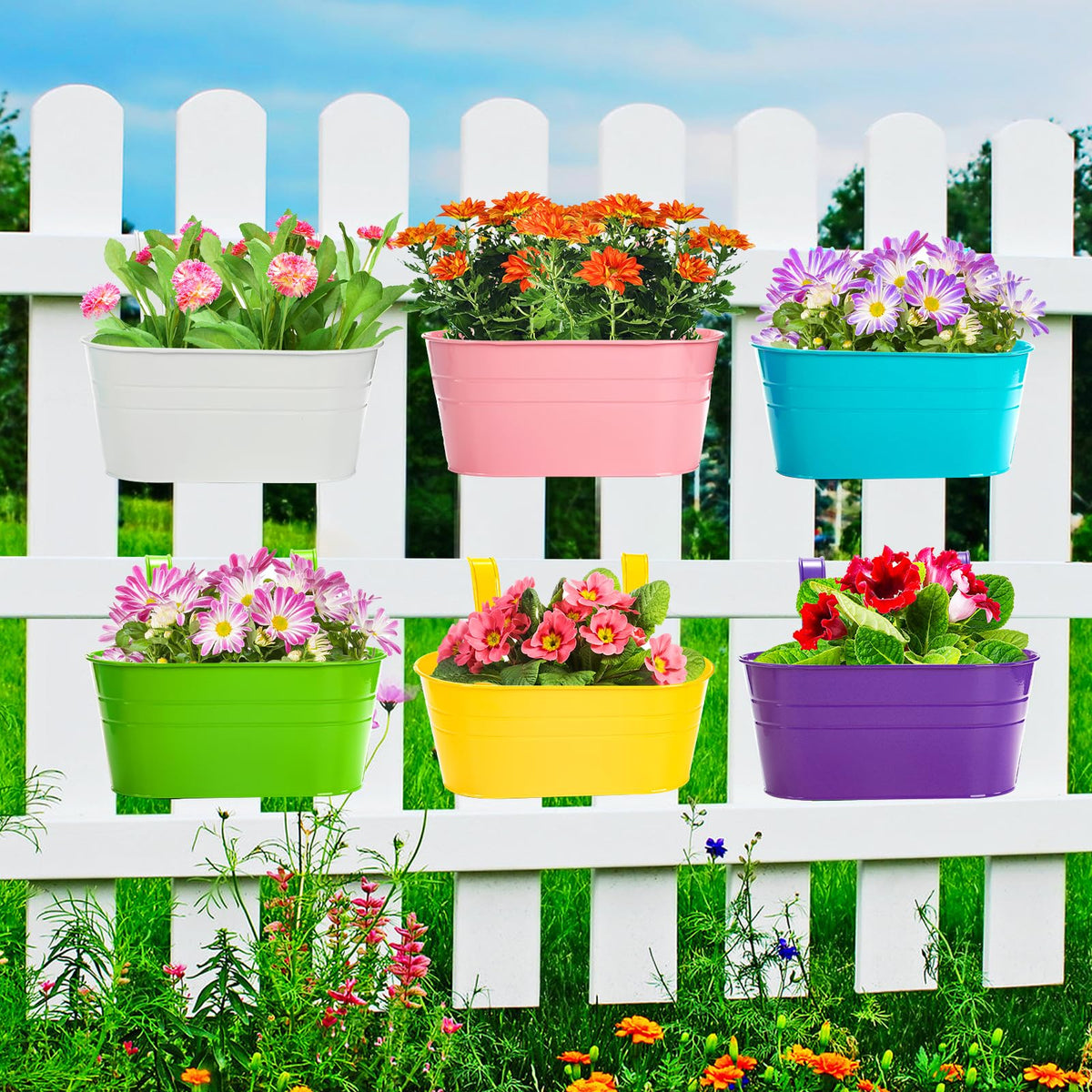 Foraineam purple planter set suitable for indoor or outdoor decor