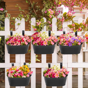 Foraineam detachable-hook planters enable versatile wall, rail, or desk displays.