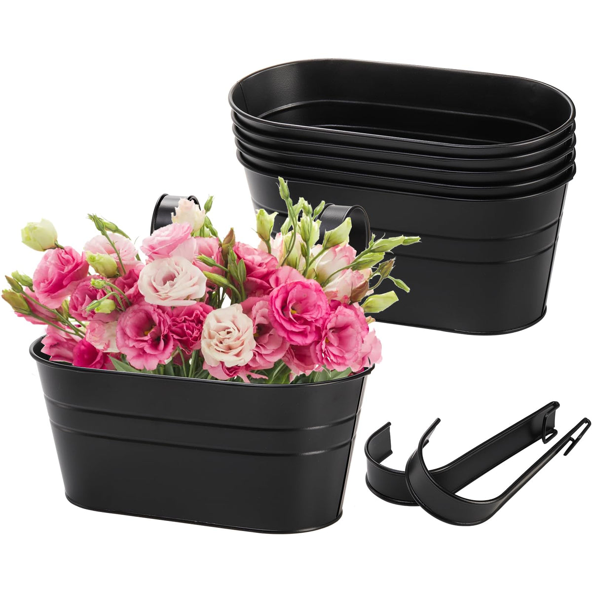 Foraineam drainage-hole planters prevent water pooling around roots.