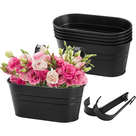 Foraineam drainage-hole planters prevent water pooling around roots.