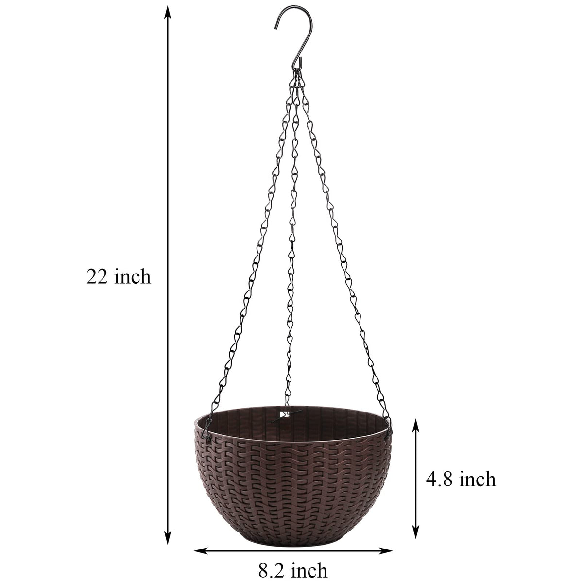 Foraineam heavy-duty triple-chain hanger provides secure support for hanging displays.