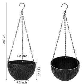 Foraineam self-watering insert keeps soil hydrated as needed.