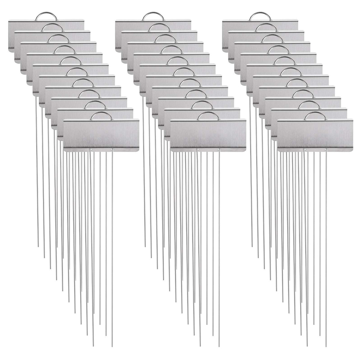Foraineam stainless-steel garden marker with 11-1/2 inch height for durable outdoor labeling.