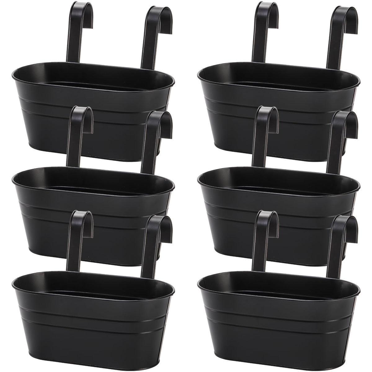 Foraineam versatile 6-pack decorates porches and fences with live or faux plants.
