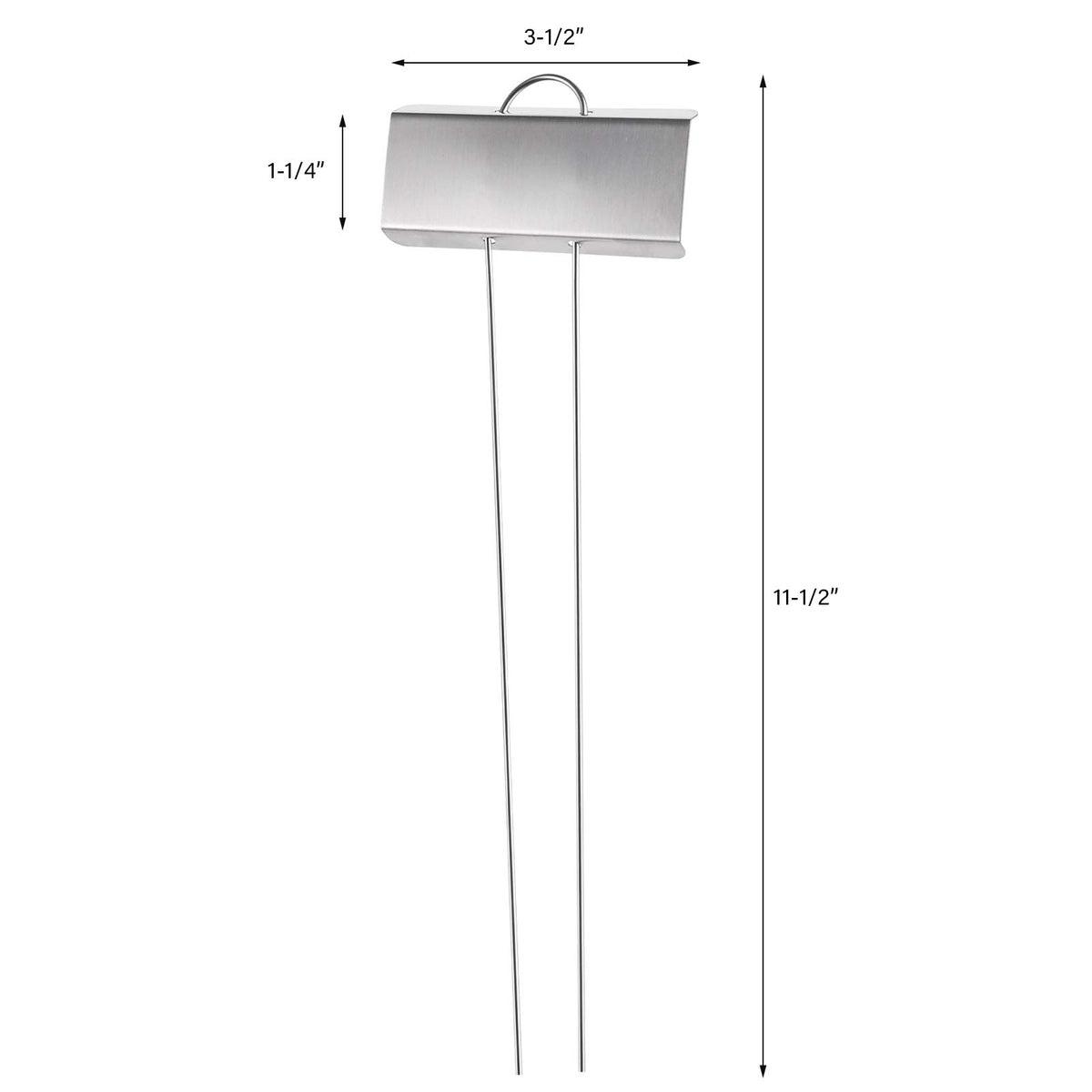 Foraineam weatherproof plant label featuring a large area for clear notes.