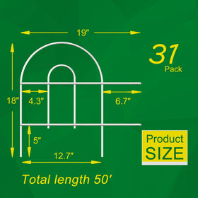 FOREHOGAR arched design fence adds style and defines borders without tools.