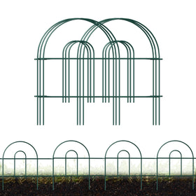 FOREHOGAR decorative garden fence 18in height defines borders and protects plants.