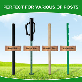 FOREHOGAR easy one person use enables solo fence setup