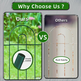FOREHOGAR folding garden fence offers easy setup and flexible layout.