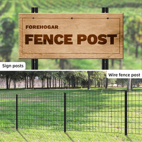 FOREHOGAR versatile post uses in garden borders and signs