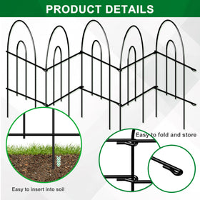 FOREHOGAR no-dig easy-install garden fence simplifies setup.