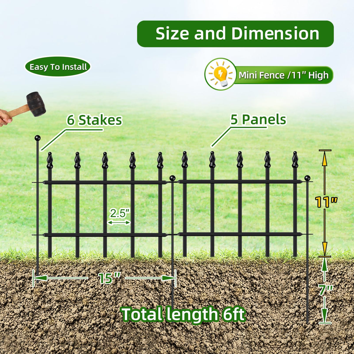 FOREHOGAR Roman-column top decor adds classic charm to garden borders.