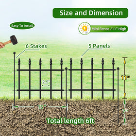 FOREHOGAR Roman-column top decor adds classic charm to garden borders.